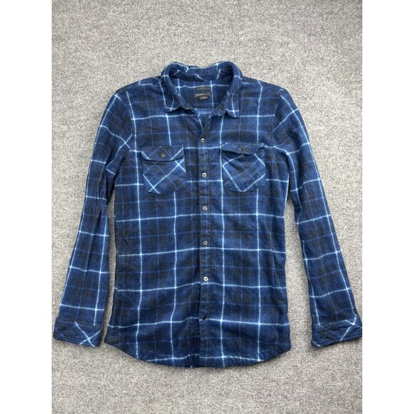 O'Neill Flannel Shirt Mens Large Plaid Tailored Fit Long Sleeve Button Front - Picture 1 of 7